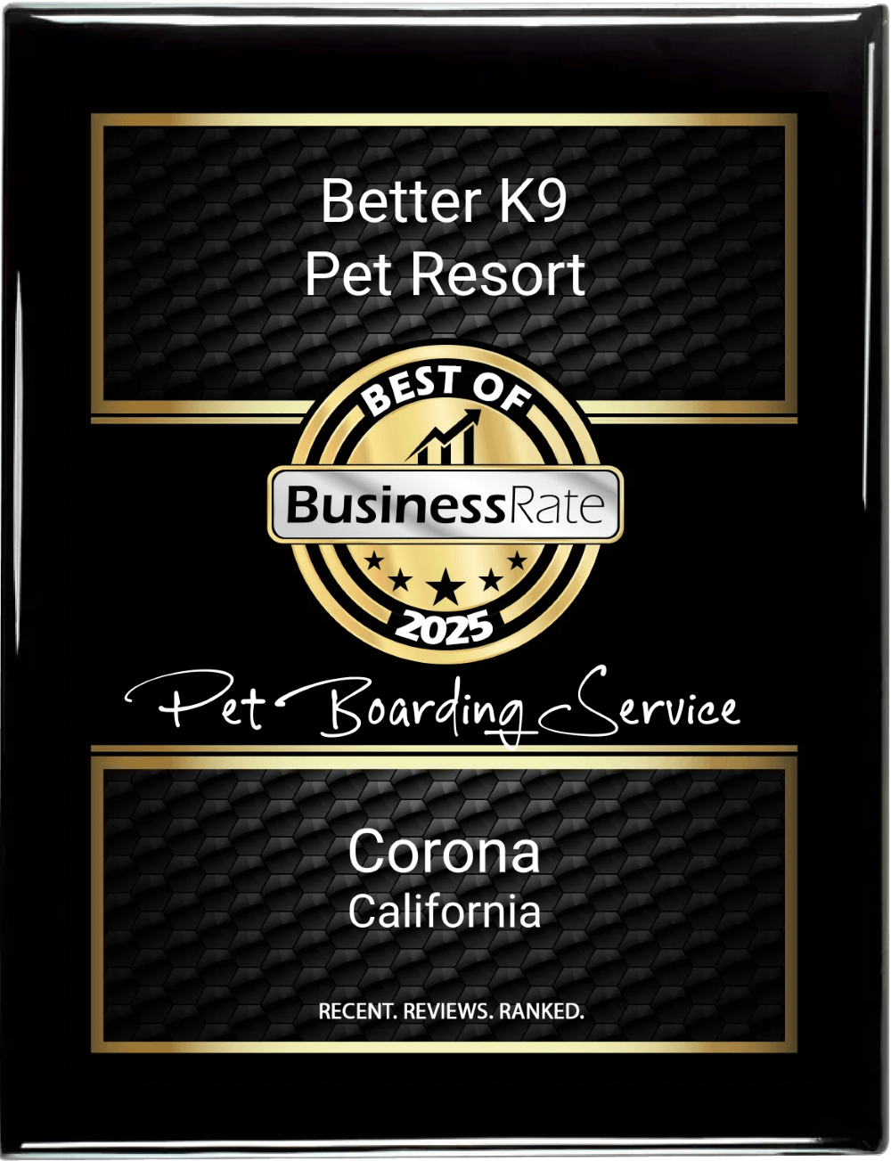 Business Rate Customer Service Award 2025 Pet Boarding Award